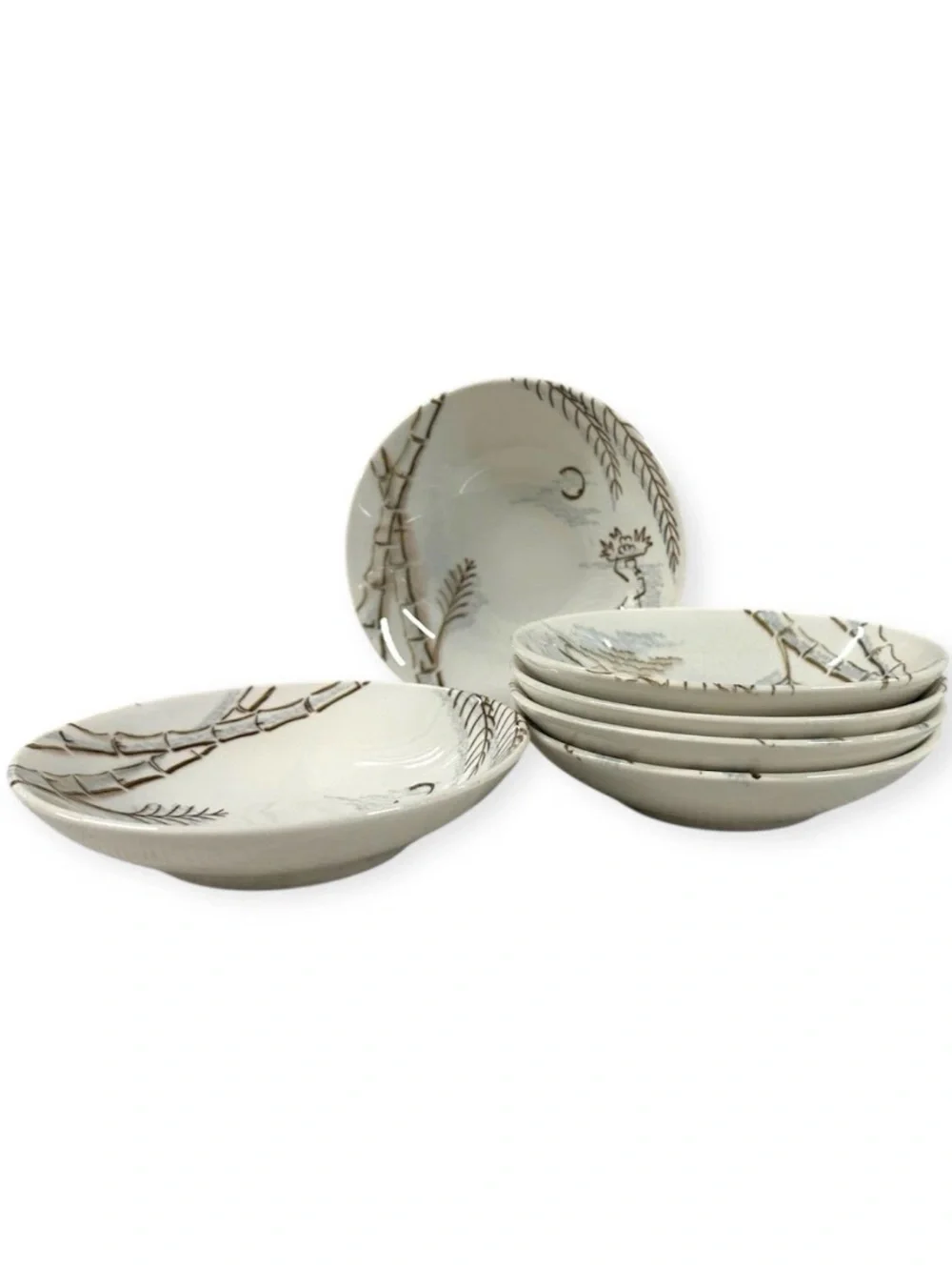 Vintage Harmony House Caribbean 19 Pc Dinnerware Set Japan Dawn Gray Spice